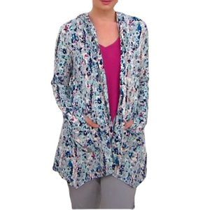 Cuddl Duds Flexwear Handkerchief Hem Hoodie Wrap 11034